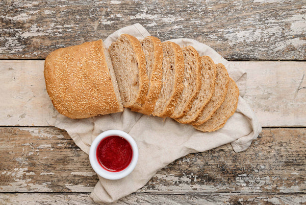 Pan de ajonjolí y nuez