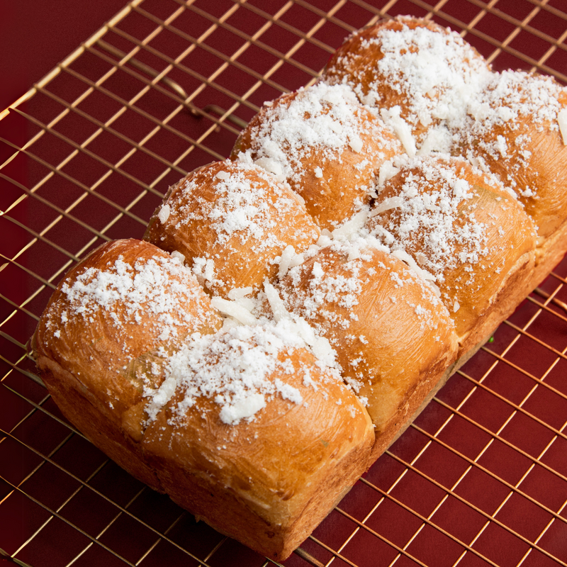 Mojicón relleno de dulce de guayaba
