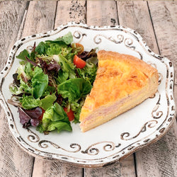 Quiche de jamón y queso